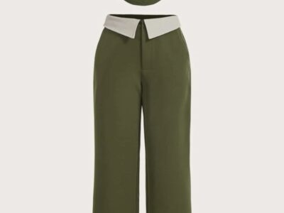 Crop Tube Top and Wide Leg Pants